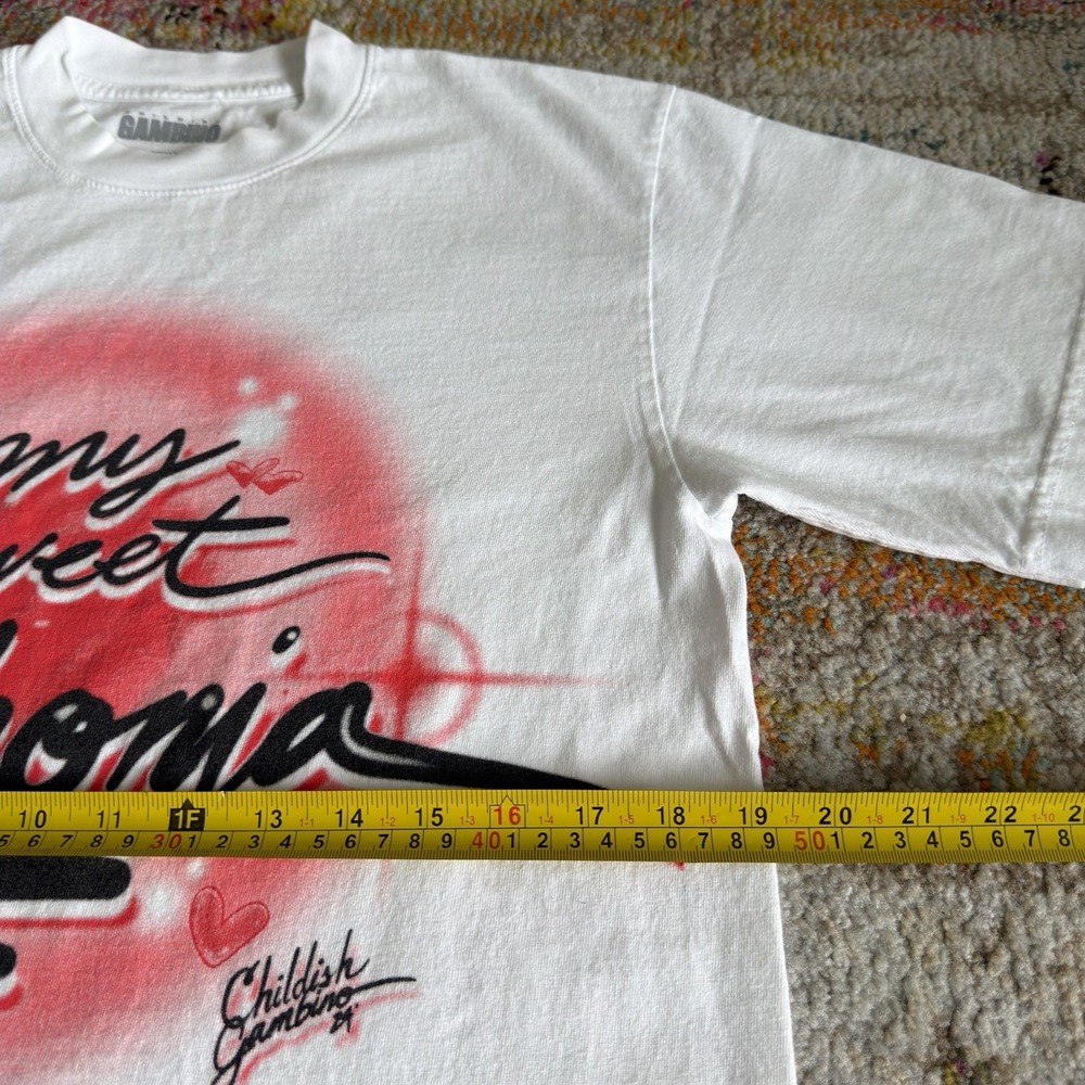 Childish Gambino The New World Tour My Sweet Lithonia Tee White Small Official - Picture 7 of 8